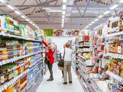 VVN team levererade leveransutrustning och monteringsarbeten i butikskedjans nya butik "TOP" i Sigulda.17
